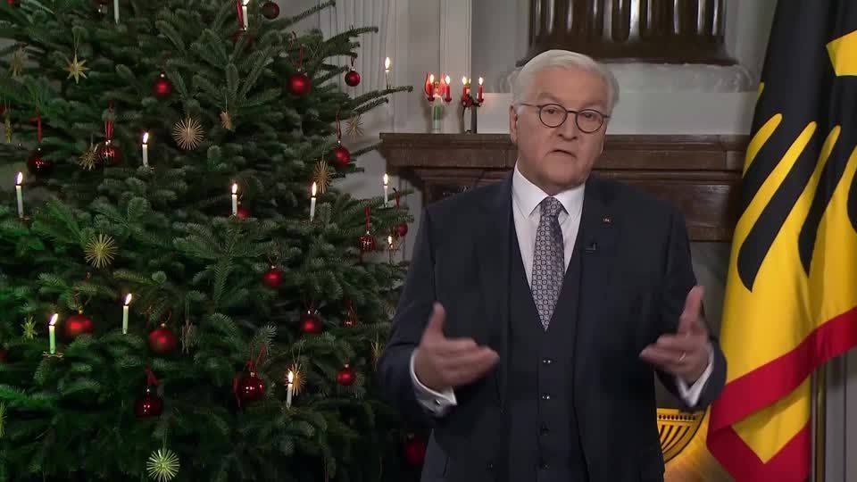 Video: Steinmeier ruft zu Zusammenhalt und Zuversicht auf