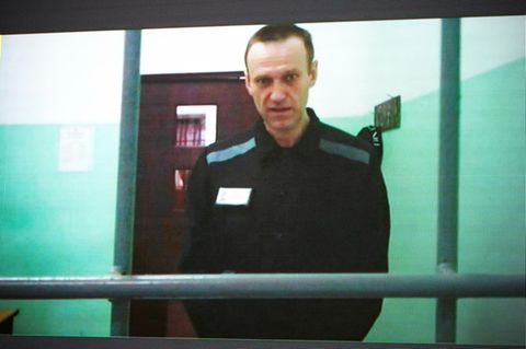 Kreml-Kritiker Alexej Nawalny, hier während einer Anhörung vor dem Obersten Gerichtshof in Russland, wurde wochenlang vermisst.