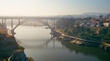 Ponte Maria Pia bei Porto von Gustave Eiffel