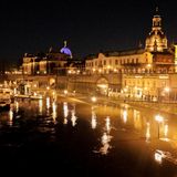 Elb-Hochwasser in der Dresdner Innenstadt
