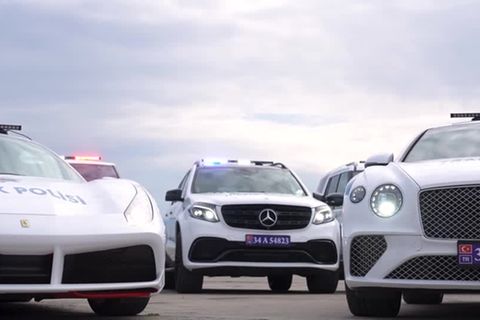 Video: Luxus-Karossen für die Polizei