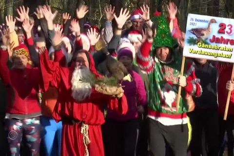 Video: "Gänsebraten-Verdauungslauf" gegen Festtagsmüdigkeit