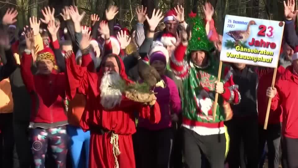 Video: "Gänsebraten-Verdauungslauf" gegen Festtagsmüdigkeit