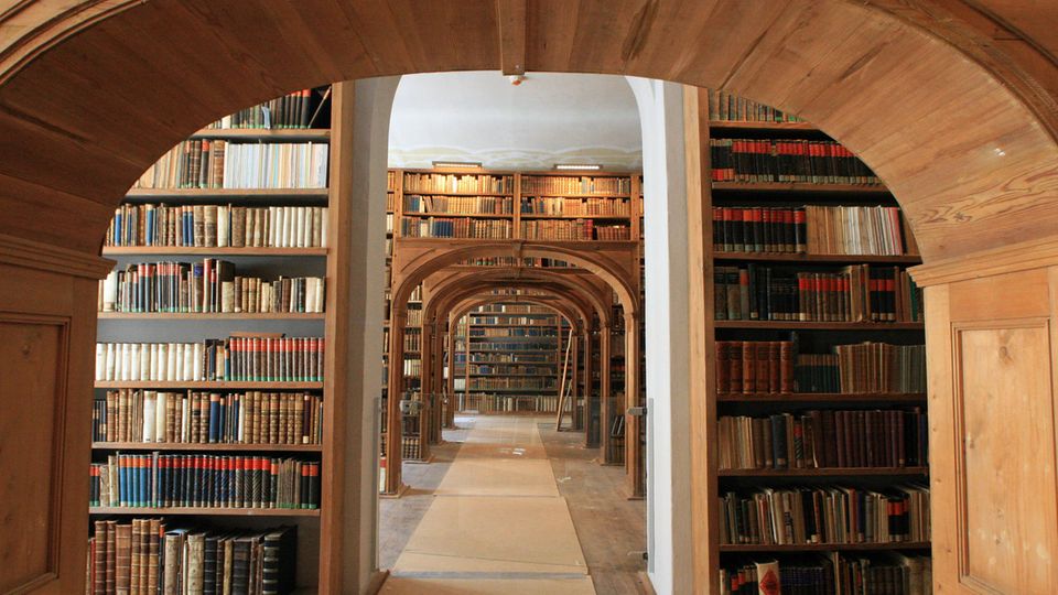 Saal der Bibliothek der Wissenschften Görlitz