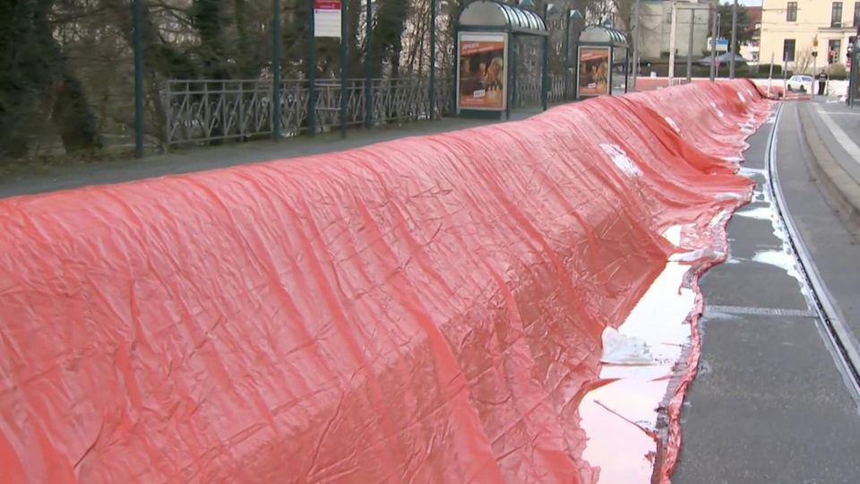 Hochwasser: Braunschweig wappnet sich mit einem mobilen Deich