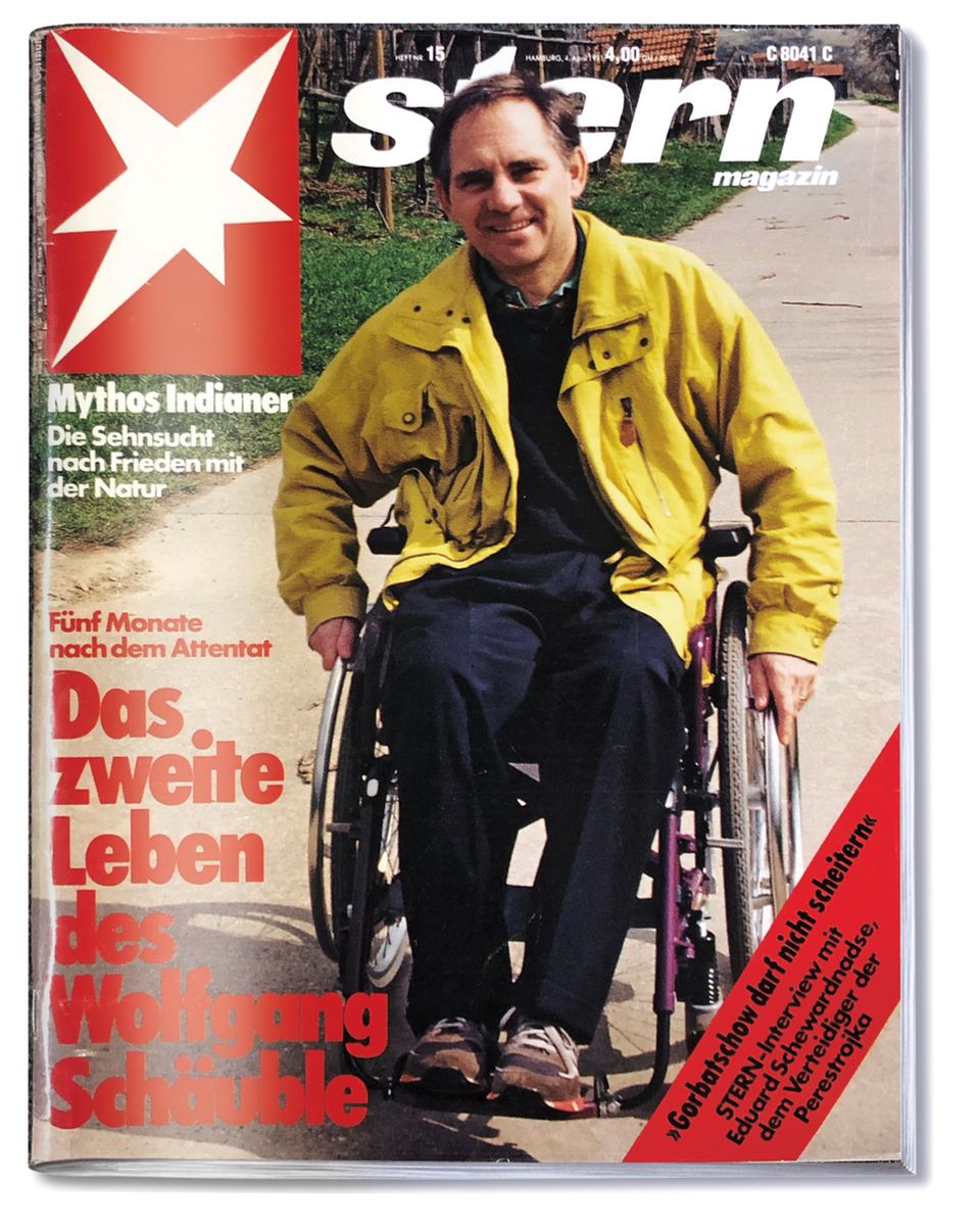 Wolfgang Schäuble: Fünf stern-Titelbilder, die seine Karriere ...