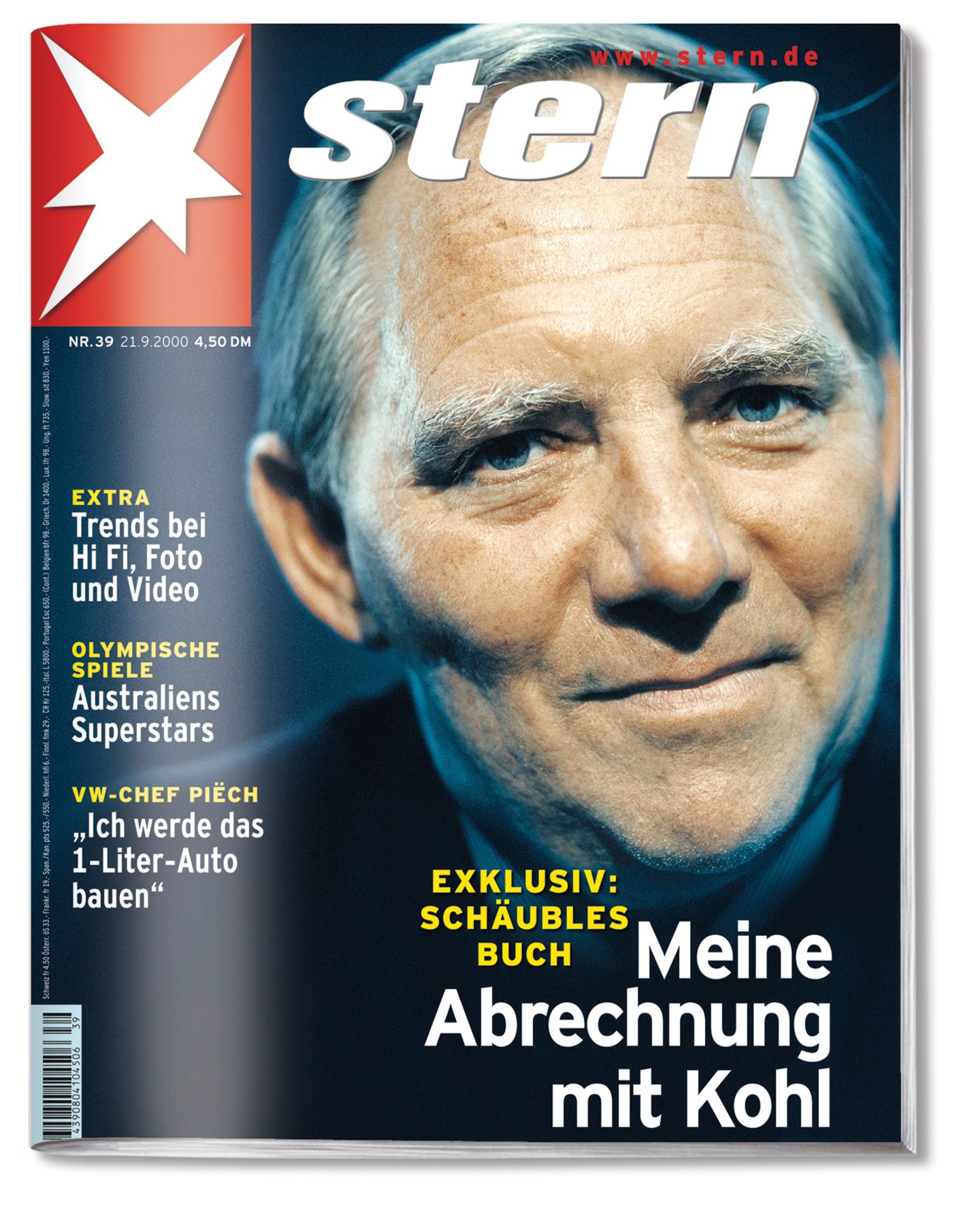 Im Jahr 2000 rechnete Schäuble in einem Buch mit Kohl ab