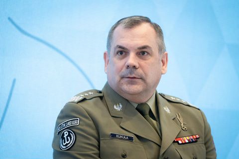 Der polnische Generalstabschef Wieslaw Kukula