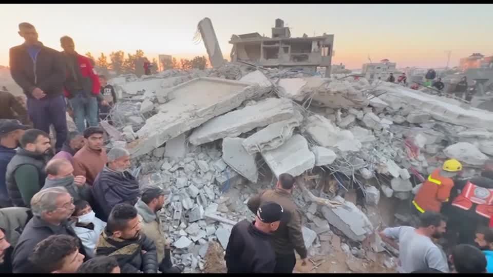 Video: Gazastreifen: Zehntausende auf der Flucht