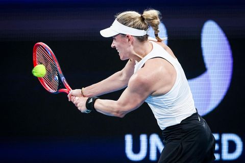 Beim United Cup stand Angelique Kerber nach ihrer Schwangerschaft erstmals wieder auf dem Platz