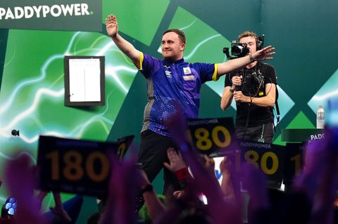 Luke Littler bei Darts-WM