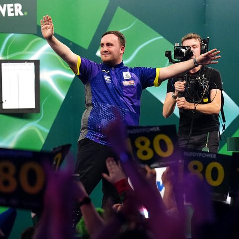 Luke Littler bei Darts-WM
