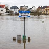 Hochwasser an der Weser