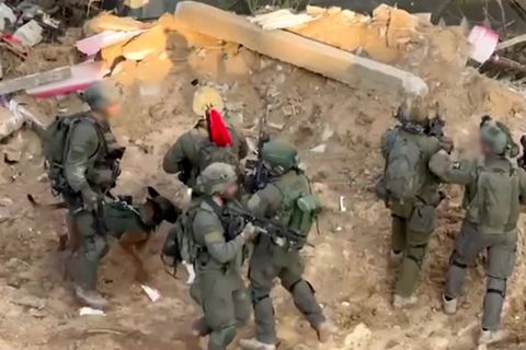 Video: Israel: Hamas-Hauptquartier im Süden Gazas gestürmt