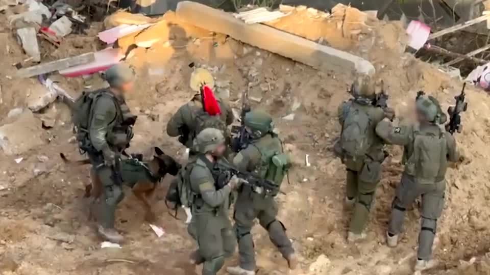 Video: Israel: Hamas-Hauptquartier im Süden Gazas gestürmt
