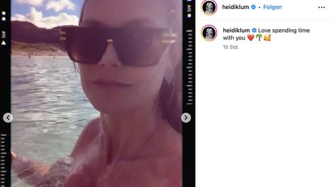 Heidi Klum im Pool