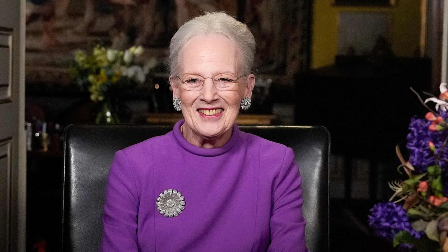 Königin Margrethe II. von Dänemark bei ihrer Neujahrsansprache