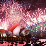 Feuerwerk in Sydney, Australien