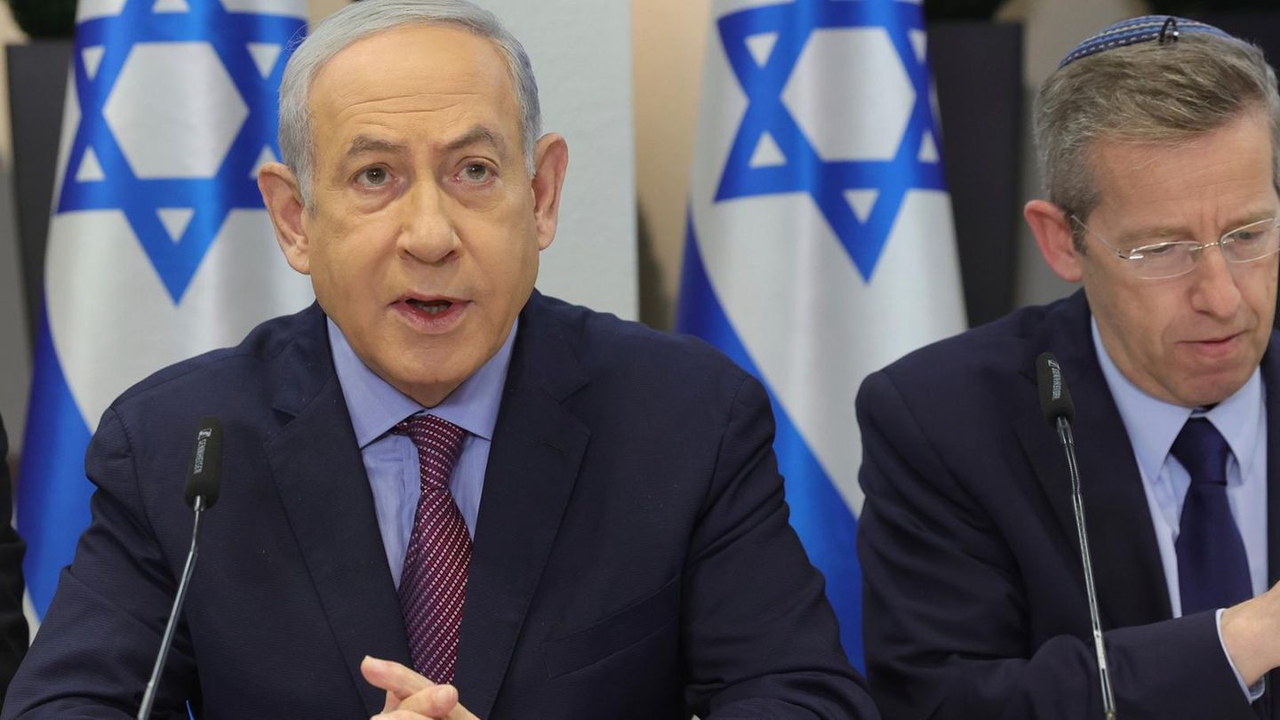 Der israelische Premierminister Benjamin Netanyahu Der israelische Premierminister Benjamin Netanyahu