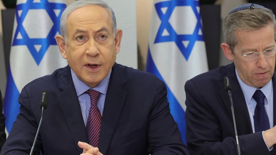 Der israelische Premierminister Benjamin Netanyahu Der israelische Premierminister Benjamin Netanyahu