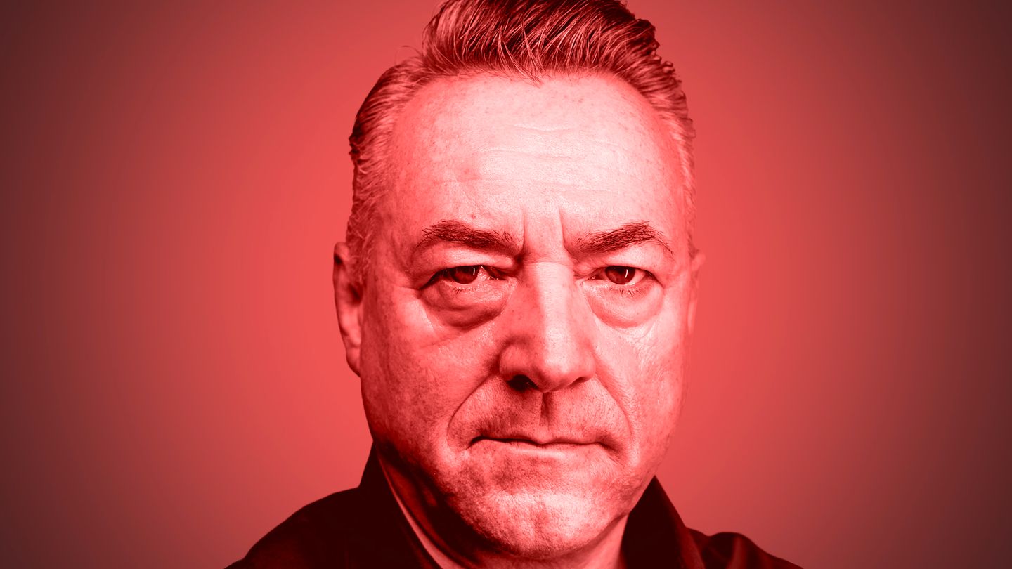 Schwarz-weiß Portrait von Frank Heppner