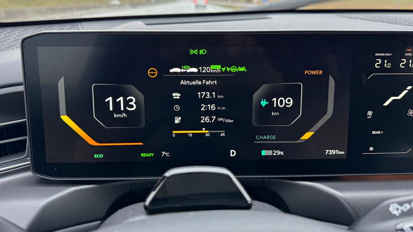 Kia EV9_Infotainment Tacho