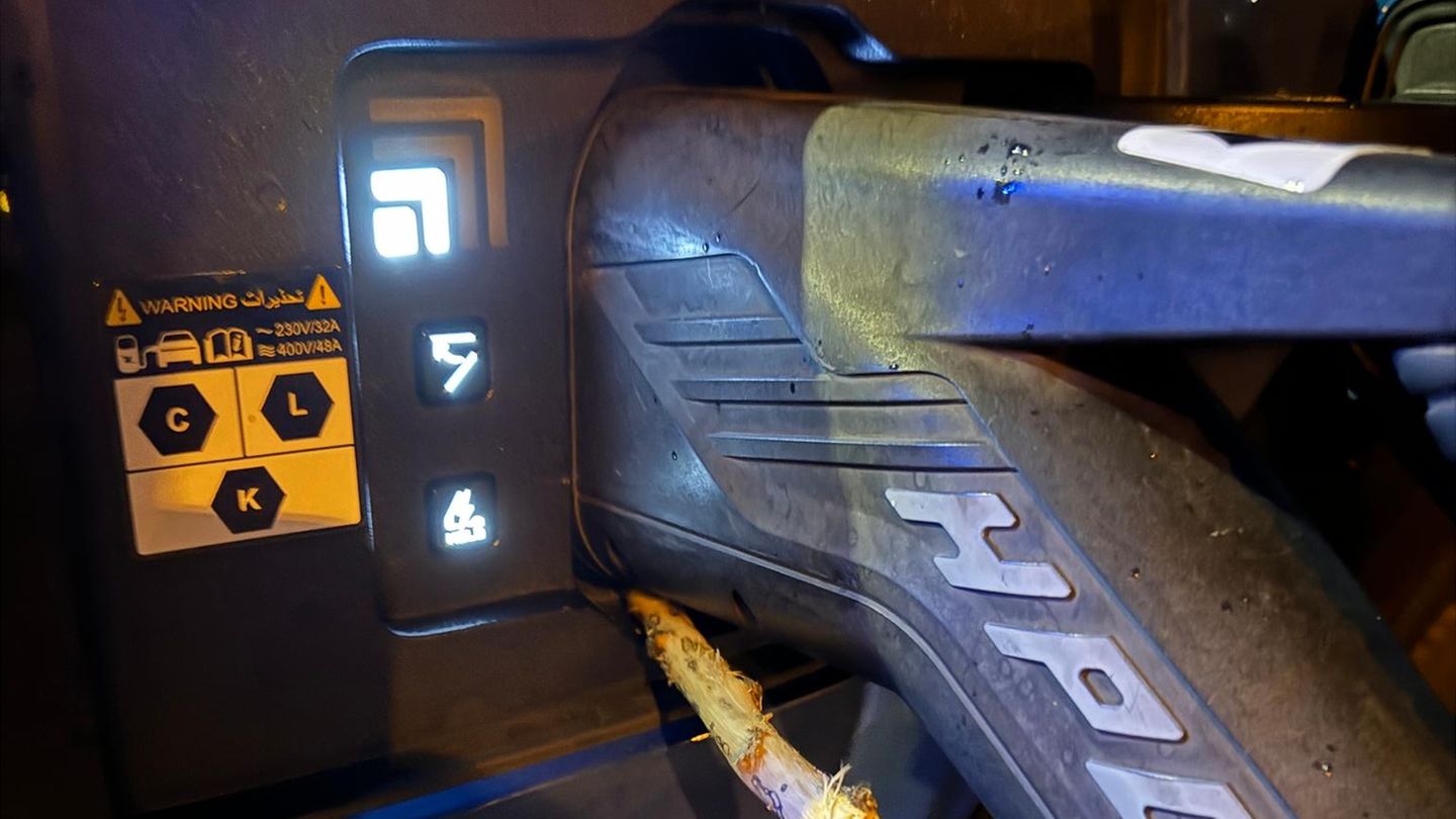 Kia EV9_Außen Ladeanschluss 2 Stecker