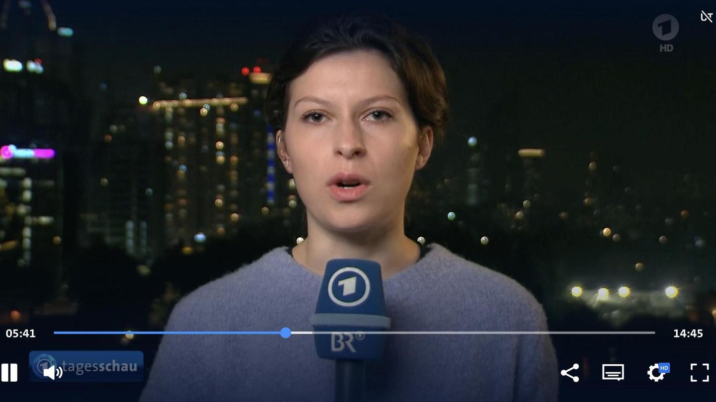 „Tagesschau”: A reporter faints live on television