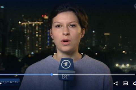 Hanna Resch in der Tagesschau