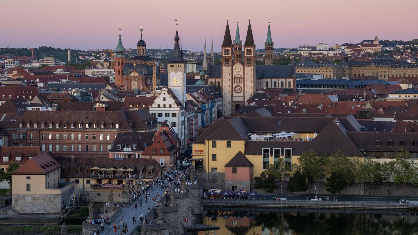Blick auf Würzburg