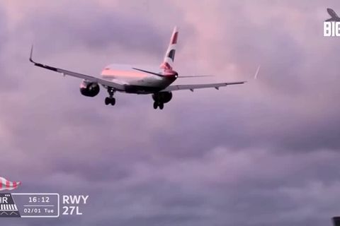 Video: Unsanfte Landungen in London