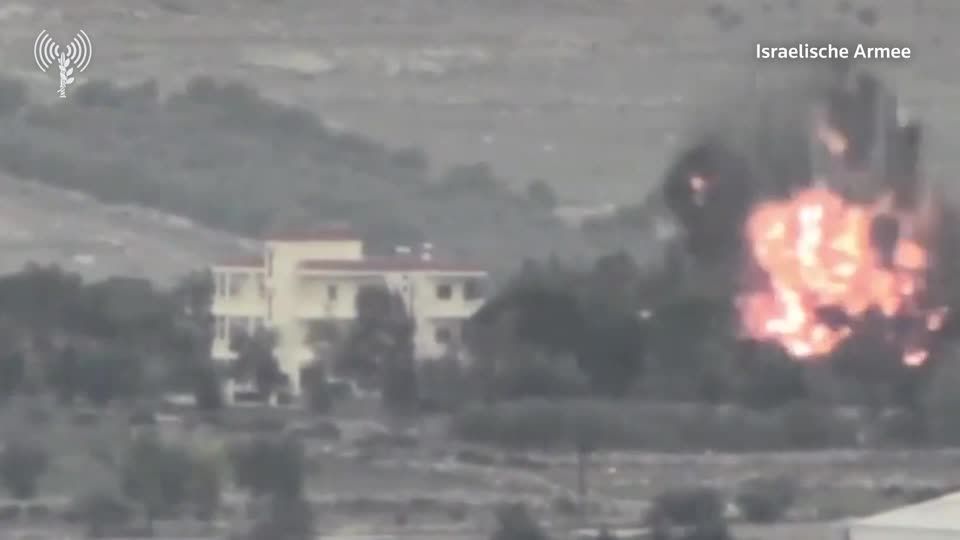 Video: Israel beschießt nach eigenen Angaben Ziele im Libanon Video: Israel beschießt nach eigenen Angaben Ziele im Libanon