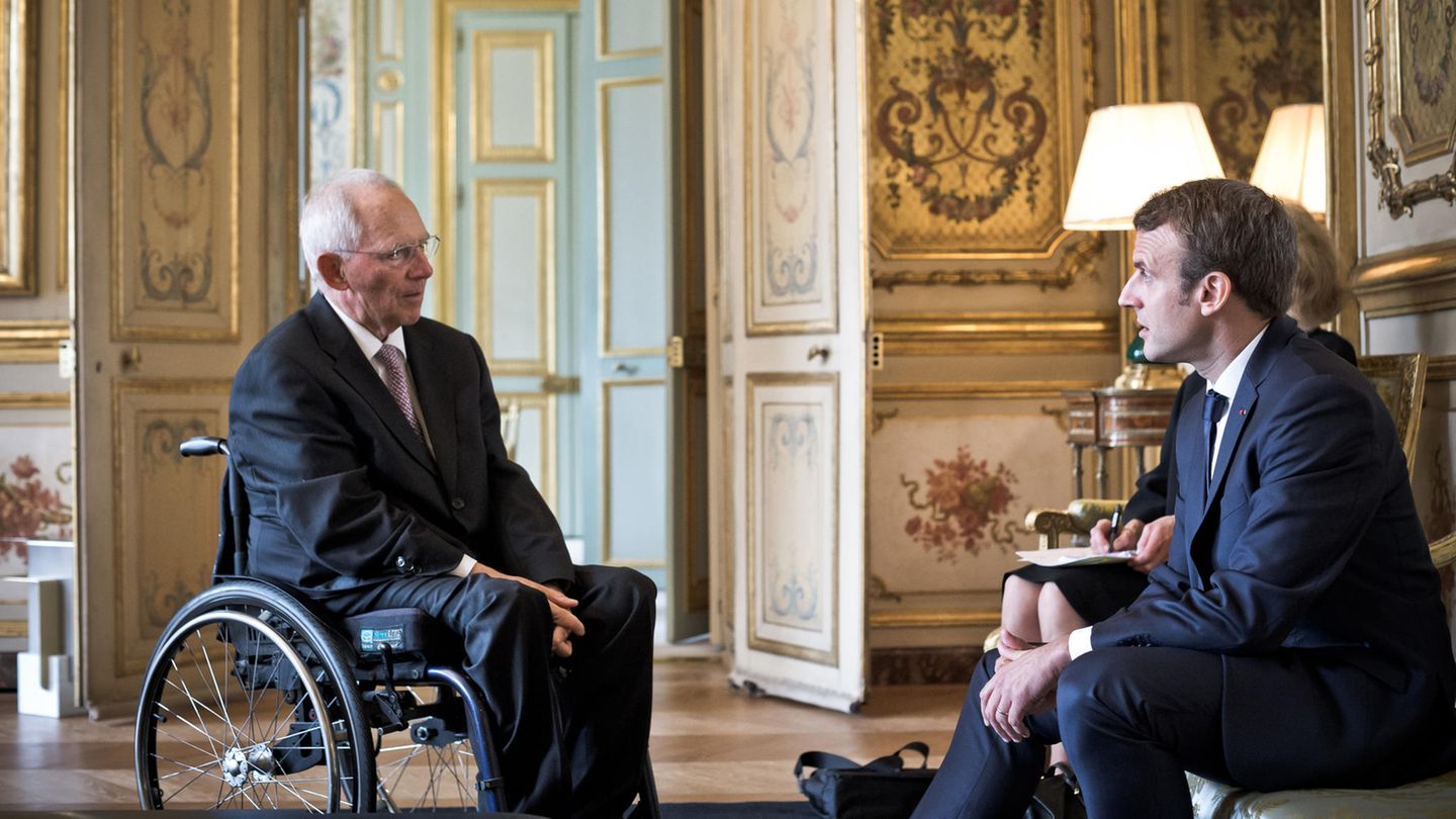 Wolfgang Schäuble: French President Macron is supposed to speak at the memorial service