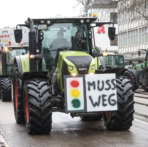 Bauernprotest in Siegen. In rechten Kreisen fantasiert man von einem Generalstreik