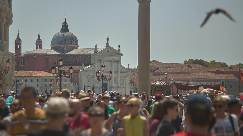 Venedig voller Touristen