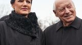 2014 heirateten Sahra Wagenknecht und Oskar Lafontaine, damals beide noch aktiv bei der Partei Die Linke engagiert.
