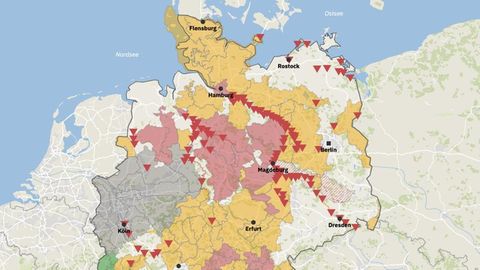 Hochwasser in Deutschland: Karten mit Warnungen und Pegelständen  STERN.de