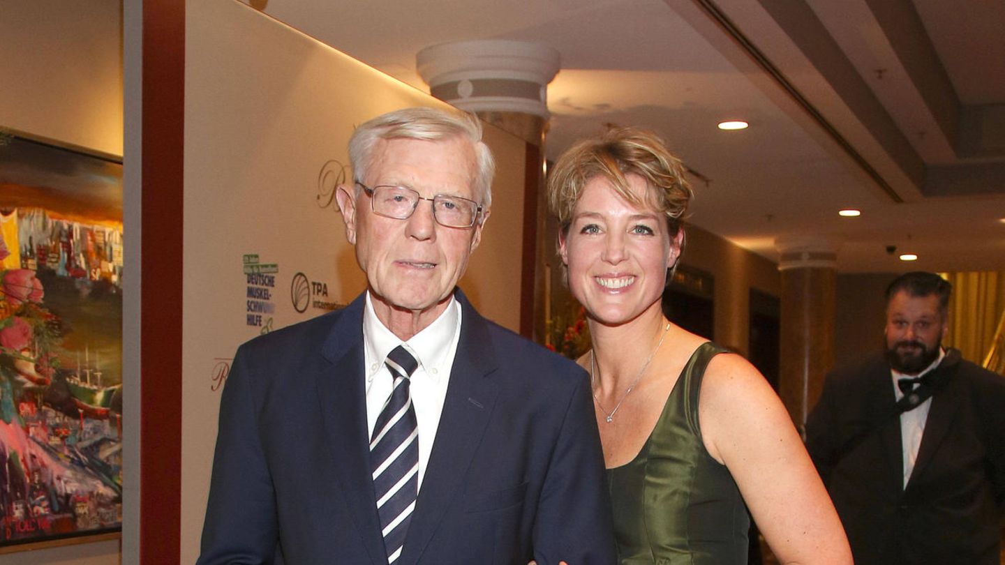 Eugen Block mit seiner Tochter Christina Block im Jahr 2017