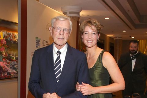 Eugen Block mit seiner Tochter Christina Block im Jahr 2017