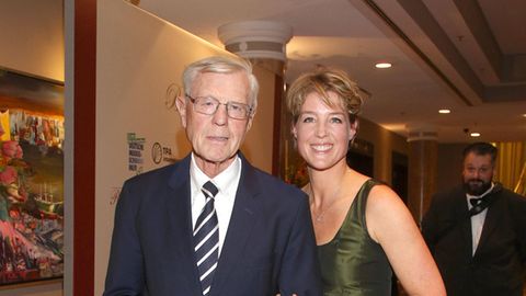 Eugen Block mit seiner Tochter Christina Block im Jahr 2017