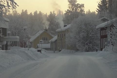 Video: Eiseskälte in Schweden und Russland