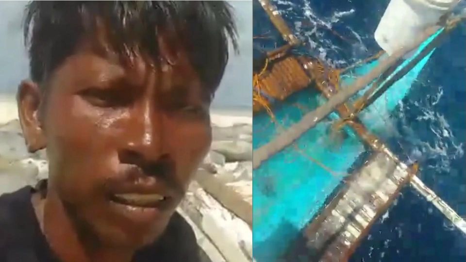 Survival auf offener See: Mann überlebt acht Tage lang durch Regenwasser und rohen Fisch