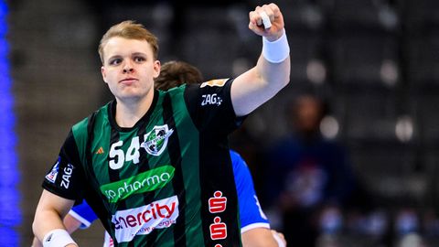 Justus Fischer jubelt