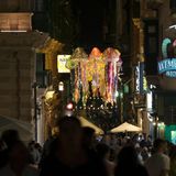 Maltas Hauptstadt Valletta bei nacht