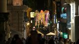 Maltas Hauptstadt Valletta bei nacht