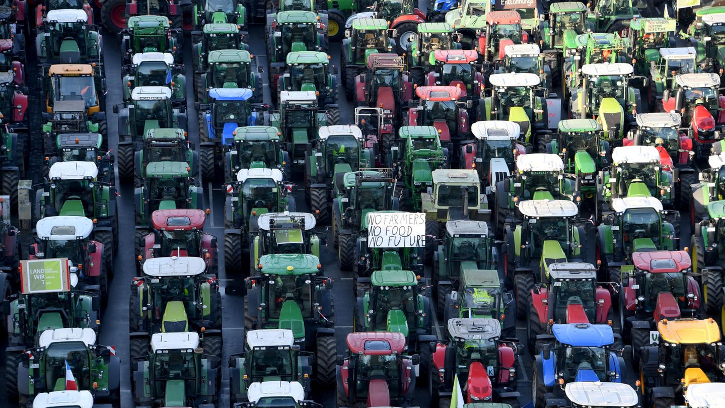 Landwirte protestieren immer wieder gegen die Agrarpolitik der Regierung