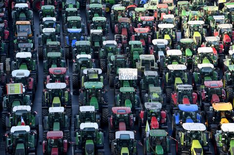 Landwirte protestieren immer wieder gegen die Agrarpolitik der Regierung
