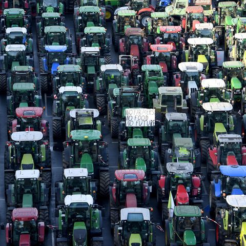 Landwirte protestieren immer wieder gegen die Agrarpolitik der Regierung