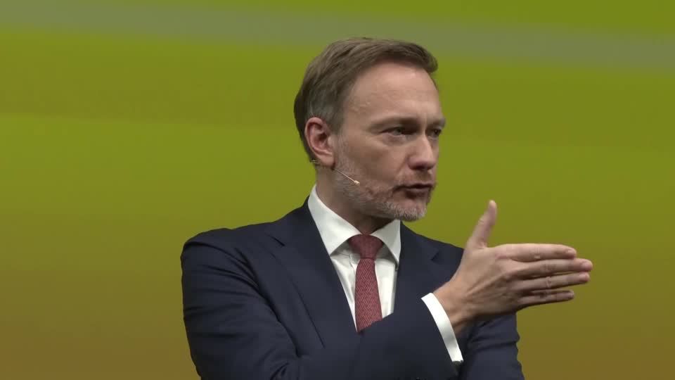 Video: Lindner: "Wir sind ein starkes Land. Unsere Wirtschaft hat viel Substanz."