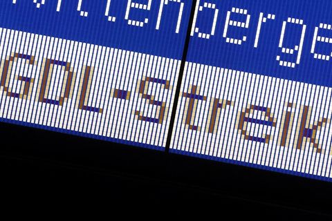 Die GDL will von Mittwoch bis Freitag streiken